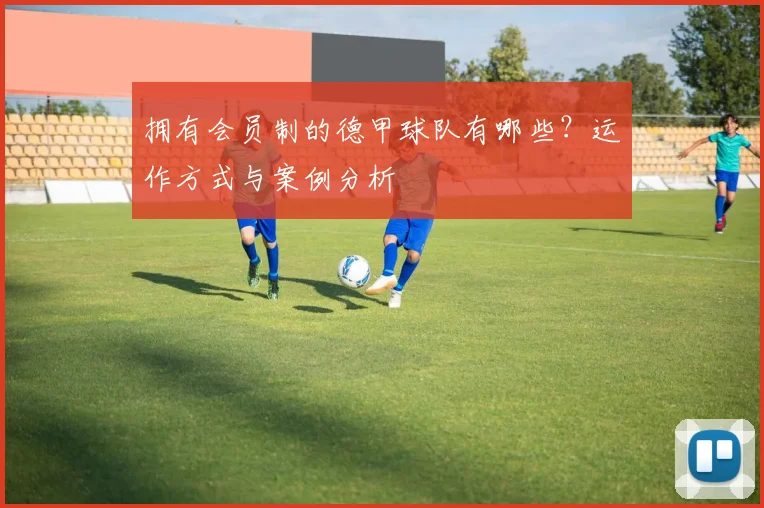 拥有会员制的德甲球队有哪些？运作方式与案例分析